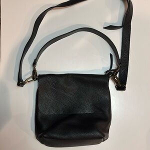 Eleven Six Hundred 11600 Pebbled Leather Bag Purse Handmade in Spain